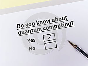 Questionnaire about artificial intelligence