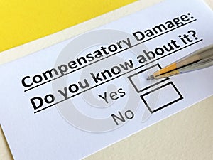 Questionnaire about civil litigation photo