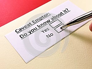 Questionnaire about conveyancing photo