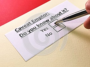 Questionnaire about conveyancing