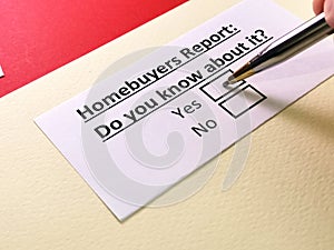 Questionnaire about conveyancing photo