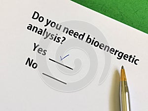 Questionnaire about counseling and therapy