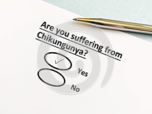 Questionnaire about disease and illness