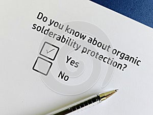 Questionnaire about electronics