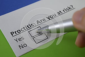 Questionnaire about health problem