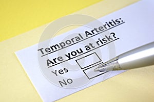 Questionnaire about health problems