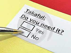 Questionnaire about insurance