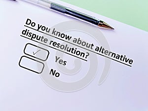 Questionnaire about law