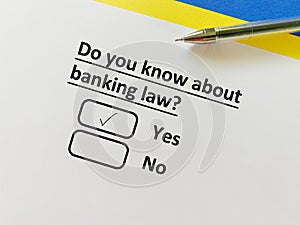 Questionnaire about law