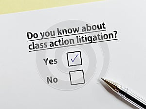 Questionnaire about law