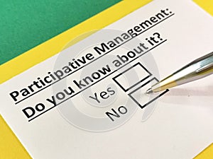 Questionnaire about marketing