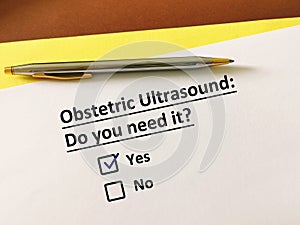 Questionnaire about radiology