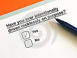 Questionnaire about self-harm