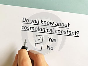 Questionnaire about space technology