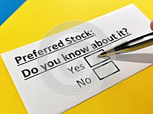 Questionnaire about stock investment