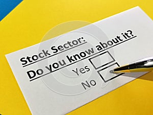 Questionnaire about stock investment