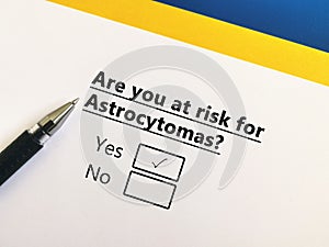 Questions about cancer risk