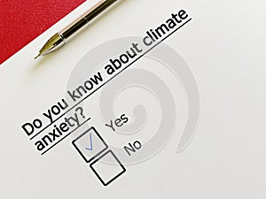 Questions about climate change