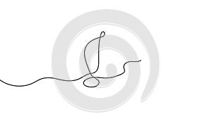Questions marks in continuous line style. Question mark continuous line art motion. FAQ concept video.