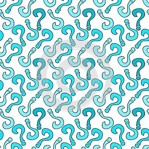 Questions seamless pattern