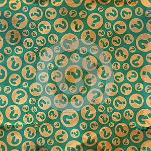 Questions. Seamless pattern.