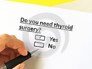 Questions about thyroid pathology