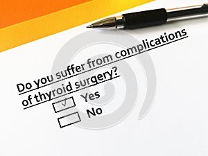 Questions about thyroid pathology