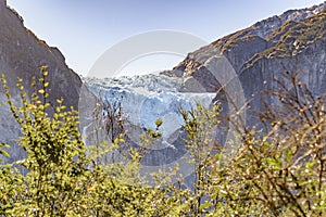 Queulat Mountain Glacier, Patagonia, Chile photo