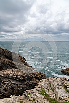 The Quiberon peninsula, in Brittany