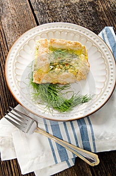 Quiche Dill Dish - Food Recipe