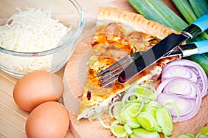 Quiche Lorraine ingredients
