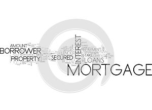 A Quick Guide To Mortgages Word Cloud photo