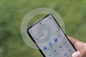 Quick settings panel on Samsung Galaxy A51