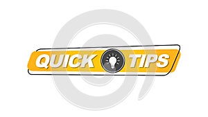 Quick tips banner