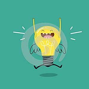 quick tips with bulb and fact list. linear modern logotype element simple banner design. photo