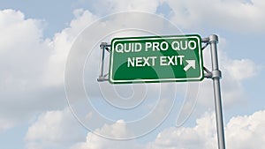 Quid Pro Quo Concept