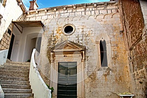 Quiet backyard in Dubrovnik