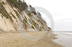 Quiet Beach on a Cloudy Day