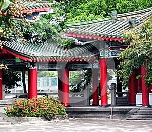 A Quiet Corner in a Chinese Temple