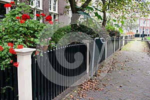 Quiet courtyard in Amsterdam
