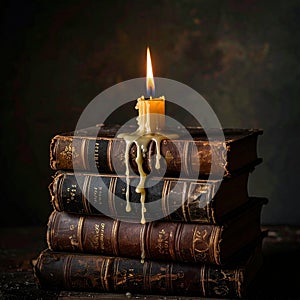 Ancient Knowledge Lit by Candlelight