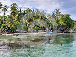 A quiet little Village in Biak Papua