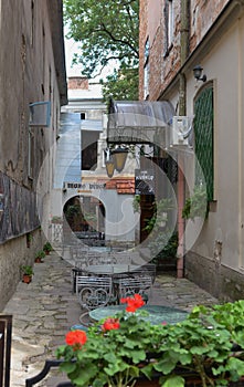 quiet Lviv street