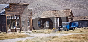 Quiet Main Street in a Ghost Town
