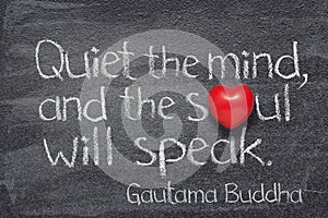 Quiet mind Buddha