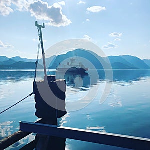 A quiet morning in Oasnes at Lysefjorden, Norway