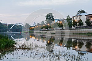 Quiet morning by the river in Tartu