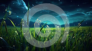 On a quiet night in the countryside