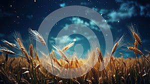 On a quiet night in the countryside