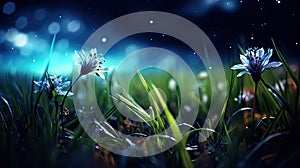 On a quiet night in the countryside